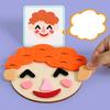 Kids Montessori Facial Expression Game Emotional Change Toys With 9pcs Cards Preschool Learning Educational Toys