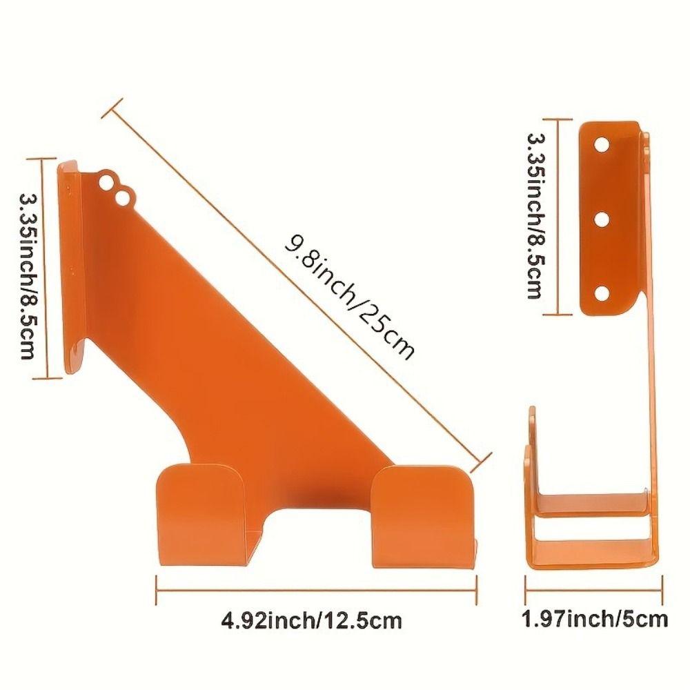 Премиальный универсальный держатель для бензопилы Металлический Экономия места Прочный Настенное крепление Противоскользящие крючки Ржавкостойкий Вешалка для бензопилы Гараж
