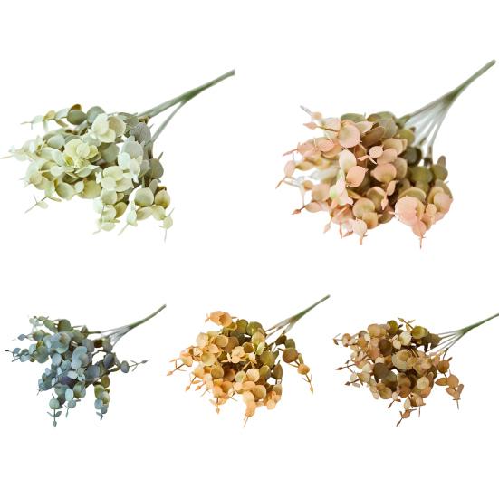 Поддельный цветок, простой в уходе орнамент, привлекательный премиум-класс, ветка эвкалипта, имитация растения, свадебное украшение