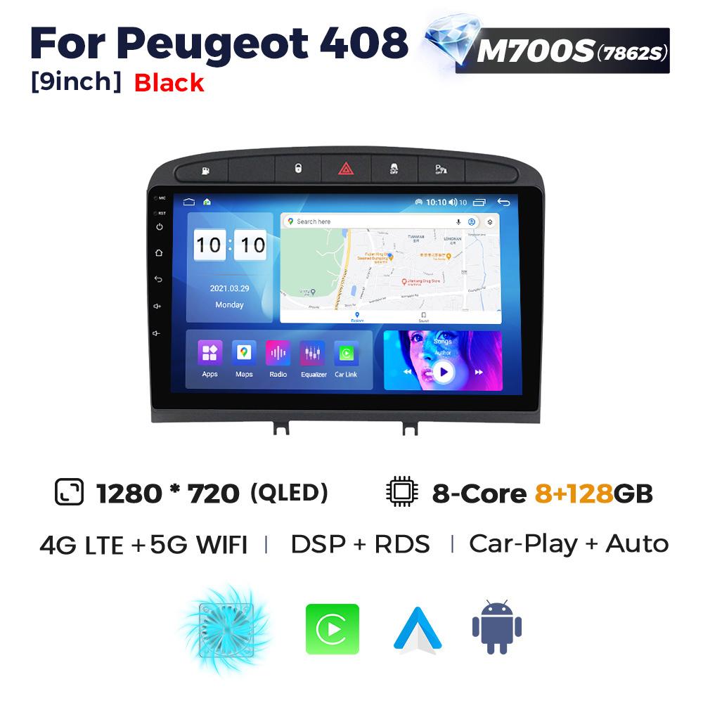 NaviFly 8-ядерный UIS7862S Android автомобильный радиоприемник для Peugeot 408 2012-2020 308 308SW 2007-2015 беспроводной Carplay мультимедиа стерео GPS