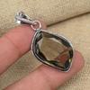 Dazzling Smoky Topaz Gemstone Solid 925 Sterling Silver Handmade Jewelry Women Pendant