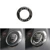 Bright Carbon Fiber Car Engine Start Button Cover For Infiniti Q60 2014-