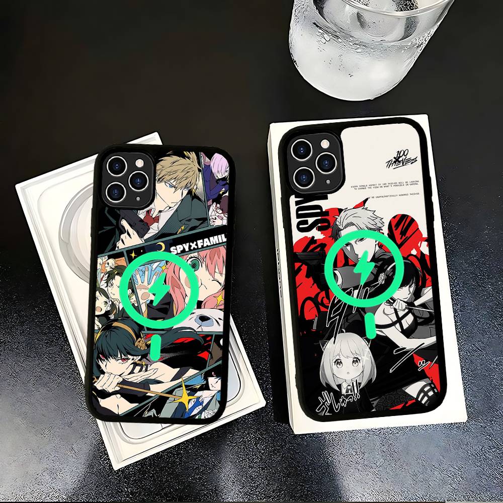 Классический аниме-чехол Spy X Family для MagSafe, магнитный чехол для телефона для iPhone 17 16 15 14 Plus 13 12 11 Pro Max, чехол Air