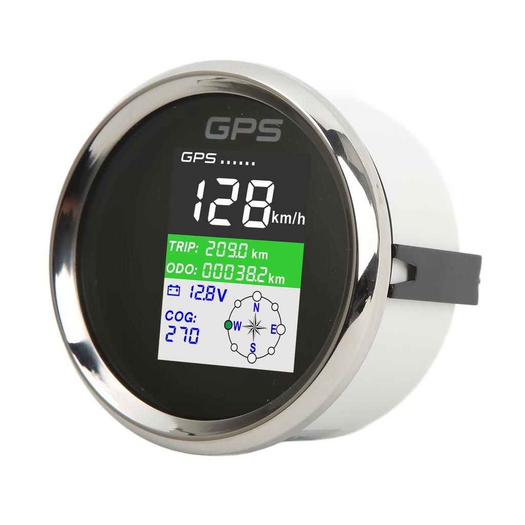 85mm GPS Speedometer Km H Knot MPH DC9‑32V TFT Screen IP67 Speed Gauge Universal for Cars Motorcycles Boats