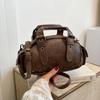 Handbag Women's Vintage Motorcycle Bag Handbag Multi-functional Mini Handheld Crossbody Bag