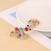 Fortune Rhinestone Snake Keychain Exquisite Zodiac Snake Year Key Ring  Year of Chinese