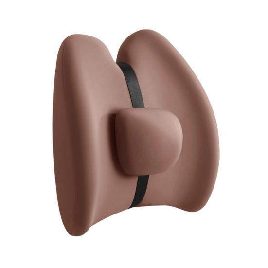 Lumbar Support Pillow Car Waist Cushion Ergonomic Design Soft Breathable Lower Back Support Pillow Memory Foam Seat Cushion