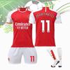 2023-24 Arsenal Home 7 Saka 8 Elneny 9 Jesus 11 Martinelli Football Jersey Sports Apparel For Kids