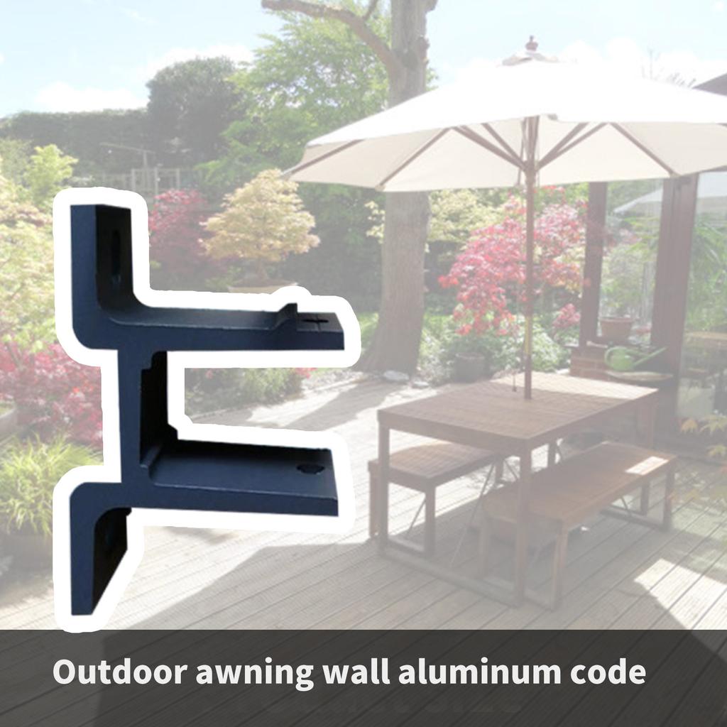 Multipurpose Manual Awning Peplacement Parts Sturdy Aluminum Alloy Materials Wall Mounts for Outdoor Sunshades