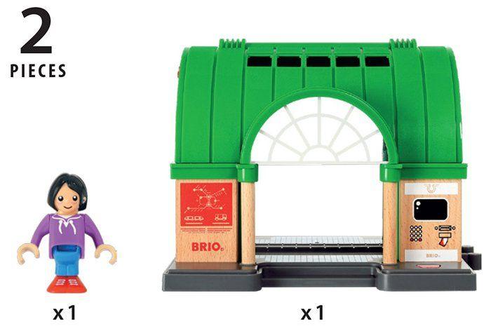 BRIO - Gare Centrale Sonore - Circuit de train en bois - Ravensburger - Mixte dès 3 ans