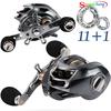 SOUGAYILANG 12 BB Baitcasting Reels Carp Fishing Gear Left and Right Hand Bait Casting Fishing Reel