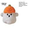 Pumpkin Ghost Stuffed Toy Plush Doll, Soft for Halloween Decoration, Shaped Decor Fluffy Decorative Throw Pillow, Holiday Gift Boys Girls Collectibles