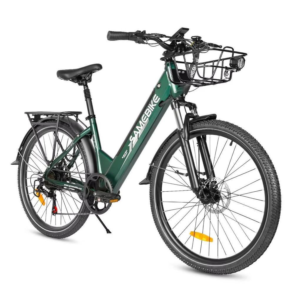 SAMEBIKE New model  RS-A01 Pro-T 36V15AH Removable Battery Electric Bike 26-Inch Tire Commuting Electric Bicycle daily commute.
