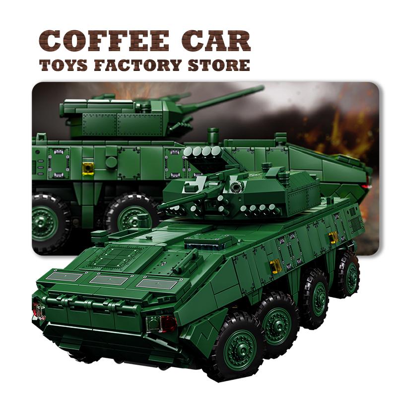 НОВЫЙ Армейский Тяжелый Танк MOC Набор Кирпичей WW2 Военные Бронированные Машины Строительные Блоки Война Танк 3D Модель Детские Игрушки Подарок на День Рождения DIY
