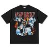ASAP A $AP ROCKY Уличный Хип-Хоп Рэп Футболка Мужская Тяжелый Хлопок Свободная Маленький Вырез Короткие Рукава Удобная Унисекс Футболка