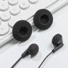 10pcs Durable Ear Pads Headphones Earphone Sponge Black Soft Foam Headset Cushion