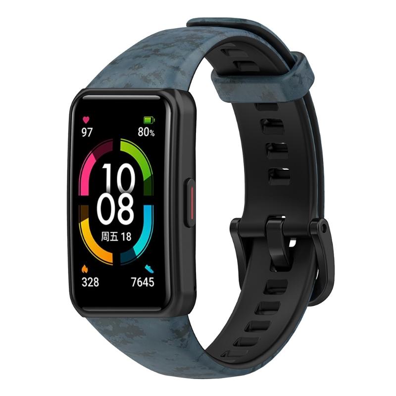 Ремешки для Band 6/6 Pro, регулируемые, спортивные, силиконовые, сменные браслеты-ремешки на запястье - Водонепроницаемые