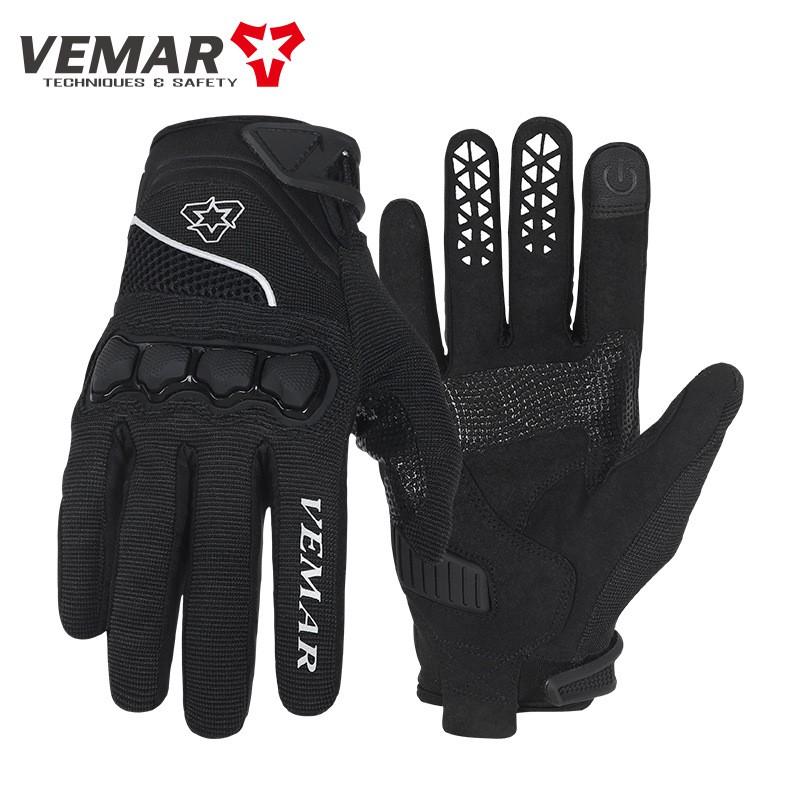 Full Finger Touchscreen Motorcycle Gloves Men Women Cycling Riding Gear Anti-Slip Long Protective