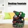 Оригинальный домашний настольный фонтанный орнамент, имитирующий рокарий, украшение стола с подсветкой, вилка 110 В