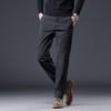 Новые Осенние Мужские Повседневные Брюки Прямого Кроя Slim Fit, Устойчивые к Сминанию, Эластичные, Универсальные, Высококачественная Верхняя Одежда, Брюки