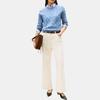 Tommy Hilfiger Женский джемпер с круглым вырезом и принтом логотипа WW0WW43586C2B