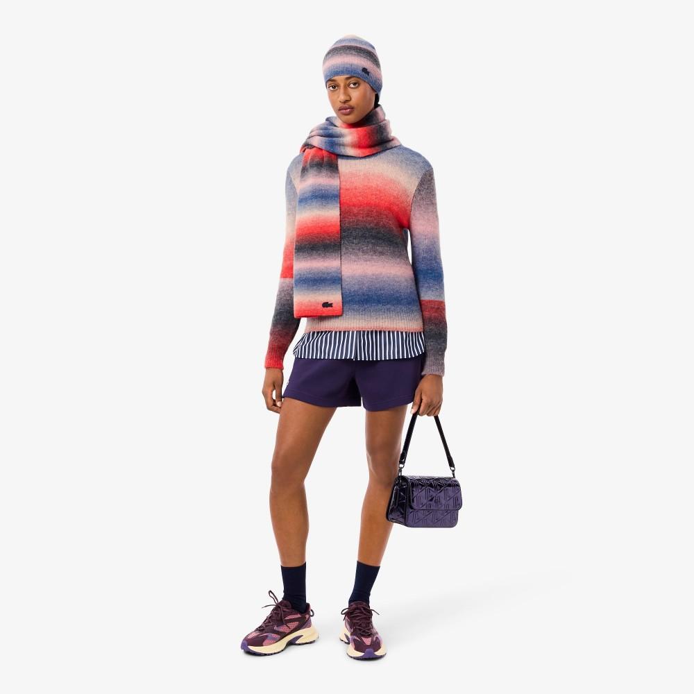 Lacoste Женский многоцветный градиентный свитер AF4176-55NKSE