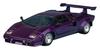Freestyle Finclassically Scale Countach LP5000S Metallic Purple with Wing FY64092 1/64 (Finished Model)