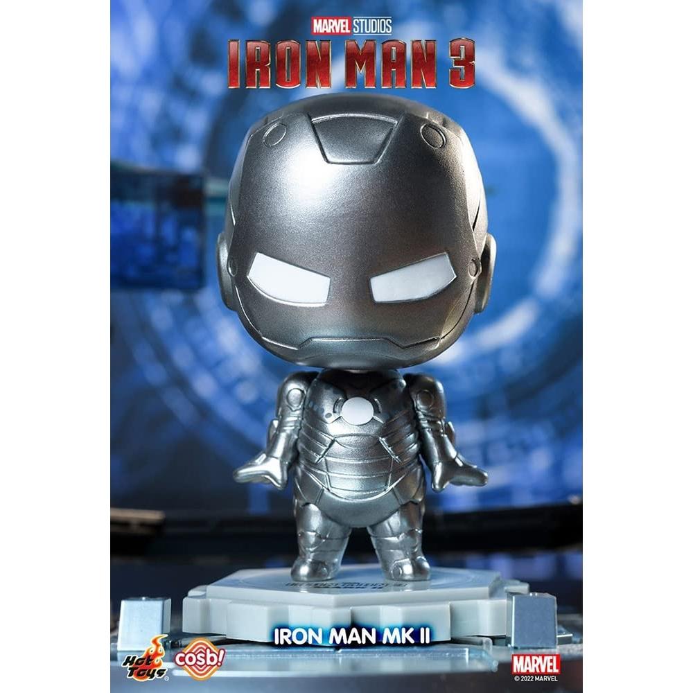 Cosbi Marvel Collection Movie Iron Man 3 Iron Man Mark 2 #022 Non-Scale Figure Silver Height Approx. 8 Cm CBX061