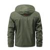 Men's Solid Color Detachable Outdoor Workwear Casual Loose Zipper Pocket Long Sleeve Jacket