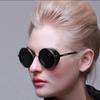 New Steampunk Sunglasses for Men Oval Small Sunglasses Clear Classic UV400 Sun Glasses Trends forTransparent Shades for Women