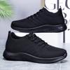 Men's Shoes Sports Shoes Summer New Soft-soled Breathable Work Shoes Casual Mesh Men's Running Shoes Trendy Shoes Versatile Board Shoes