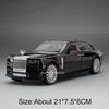 1:24 Rolls Royce Cullinan Phantom Model Car Toy Alloy Body Light Sound Shock Absorption Sports Cars Models Collection Boys Gifts