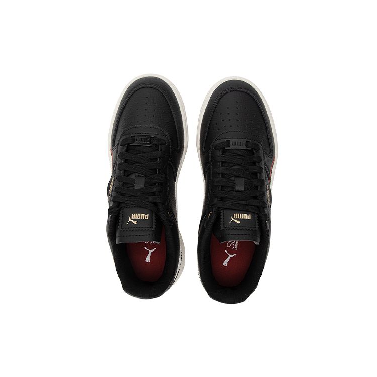 Puma Кроссовки унисекс Caven Dime FC Black Grey Intense Red Team-Gold 386380-02