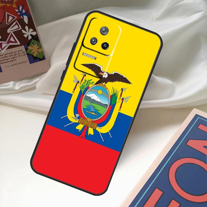 Ecuador Flag Case For POCO X6 Pro M6 X5 X3 M5s F3 F5 Xiaomi 14 Ultra 13 12 Lite 11T 12T 13T Pro Coque