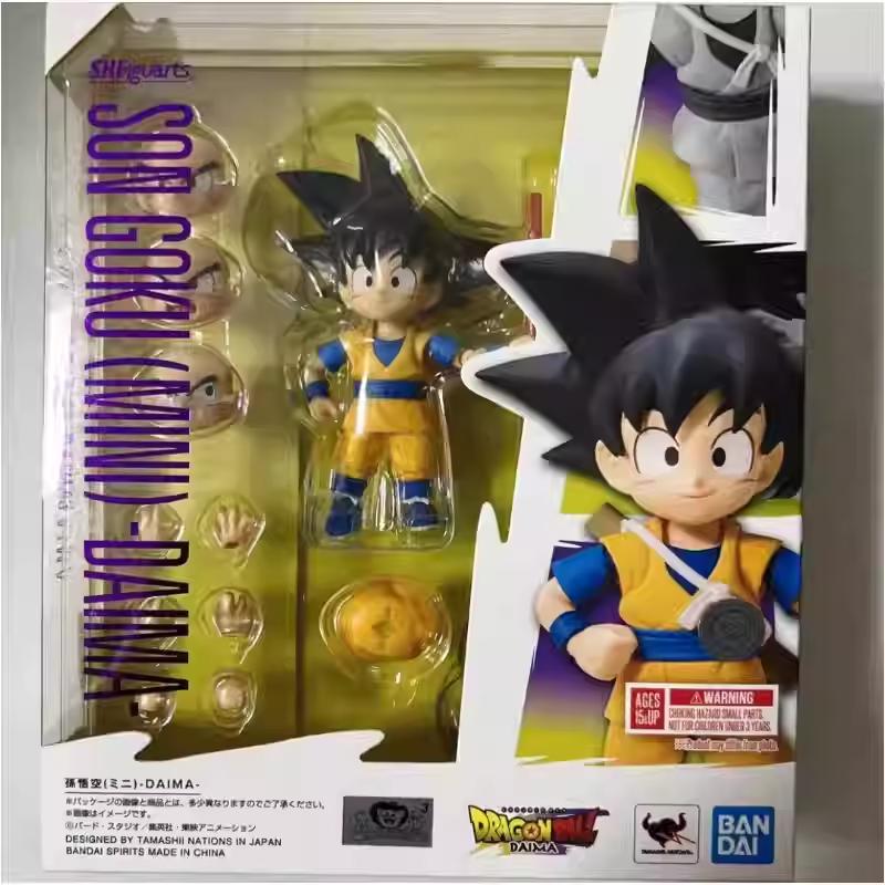 Bandai SHFiguarts Dragon Ball Daima Goku Vegeta Мини-фигурки Японская версия Коллекционная модель Для фанатов аниме В наличии Круглые Сенсорные