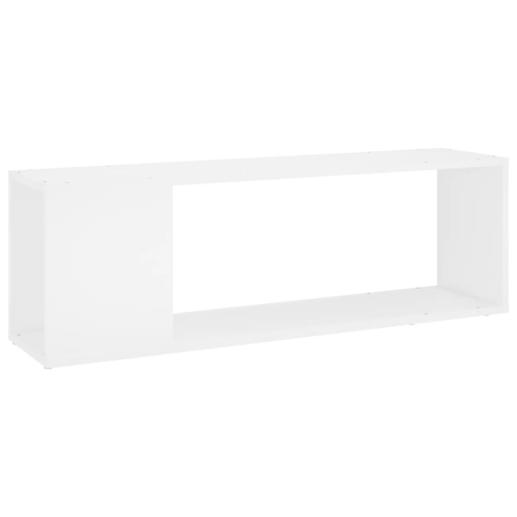 TV Stand in White 100 x 24 x 32 cm Engineered Wood