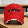 Black Cats Funny Cute Sun Baseball Cap  Summer Stylish Hip Hop Hats For UnisexTeens Kpop Rock Baseball Caps