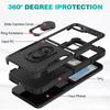 Coque de Protection - BOOLING - pour Samsung Galaxy Z Flip 7 FE - Rigide Antichoc - Noir - Support 360°