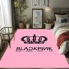 Black Pink Domination carpet Suitable for all seasons floor mats Fashion Office chair cushion Art