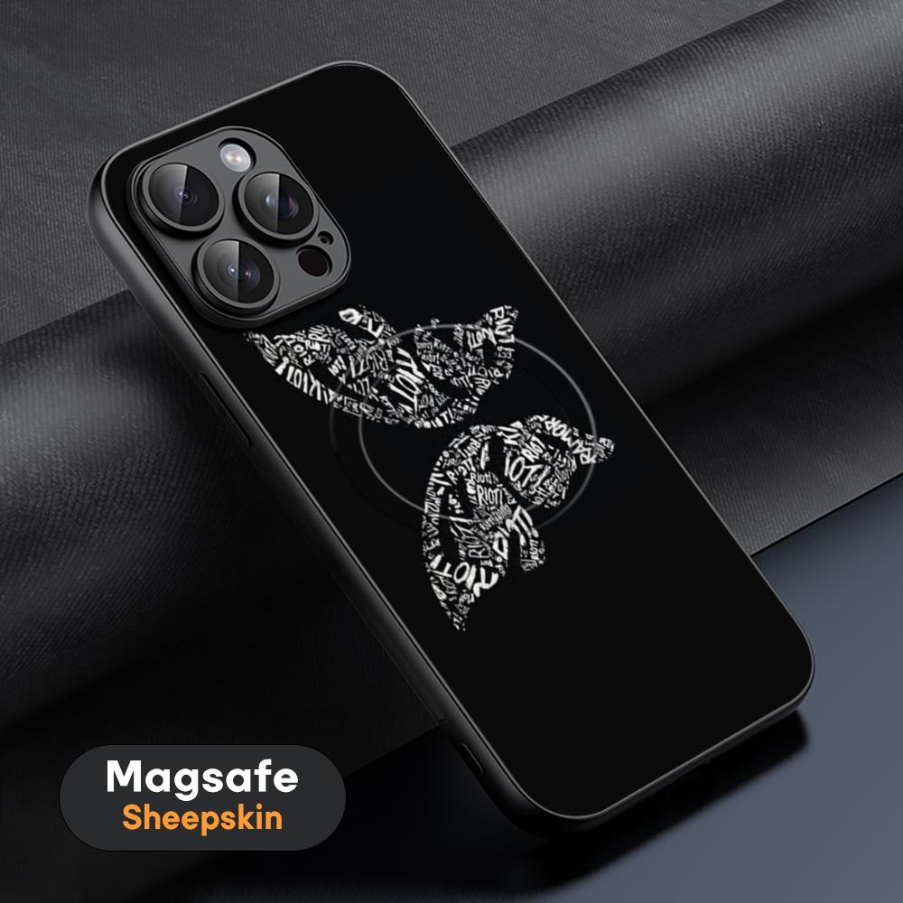 Album P-Param-ore R-Rio-TES Phone Case For iPhone 17 16 15 14 13 12 11 Plus Pro Max High-end Luxury Magsafe Sheepskin
