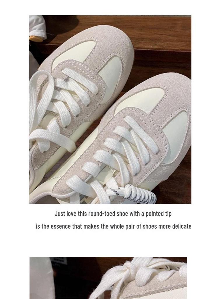 Женские удобные повседневные кроссовки из натуральной кожи на шнуровке, цветной блок, круглый носок, с увеличением высоты