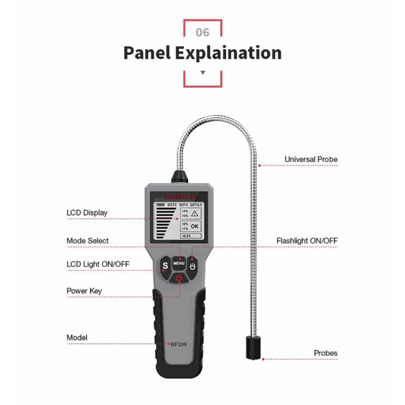 Точная проверка качества масла Универсальный тестер тормозной жидкости Автомобильный диагностический инструмент Цифровой тестер Инструмент для тестирования DOT3 DOT4 DOT5.1