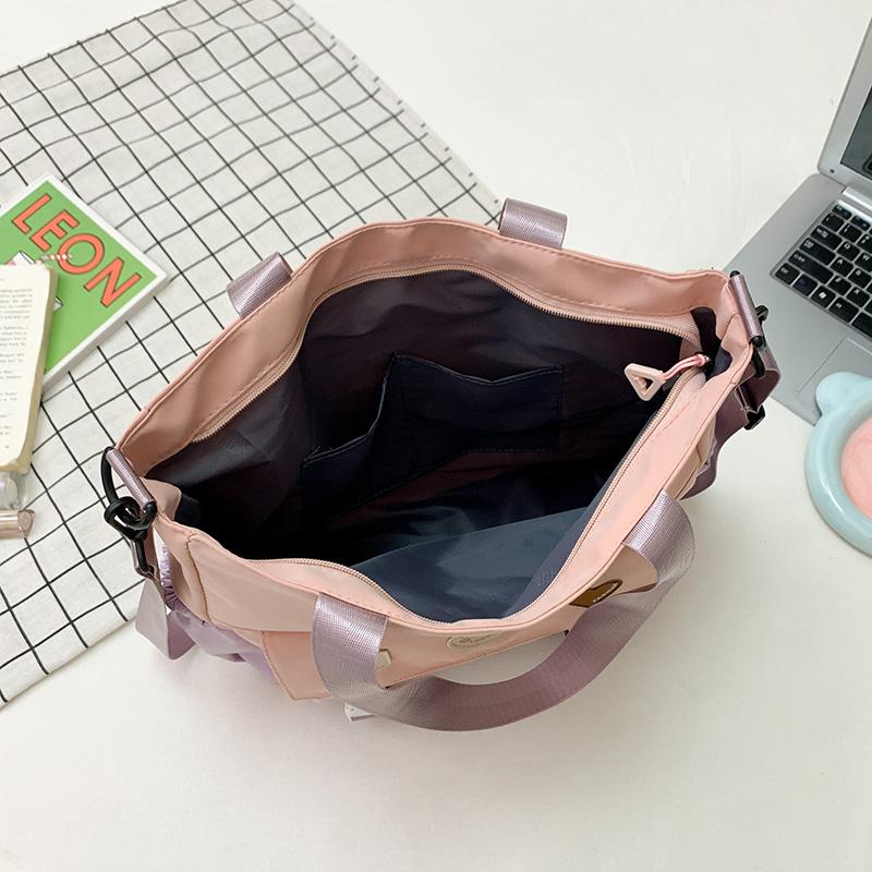 Большая вместительная студенческая сумка, портативная сумка через плечо, милая женская сумка через плечо