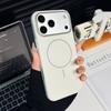 Матовый Чехол Для Телефона С Рисунком Личи, Магнитный, Для iPhone 17 Air 16 16E 15 14 13 12 11 Pro Max Plus, Для Magsafe, Мягкий Чехол Из ТПУ