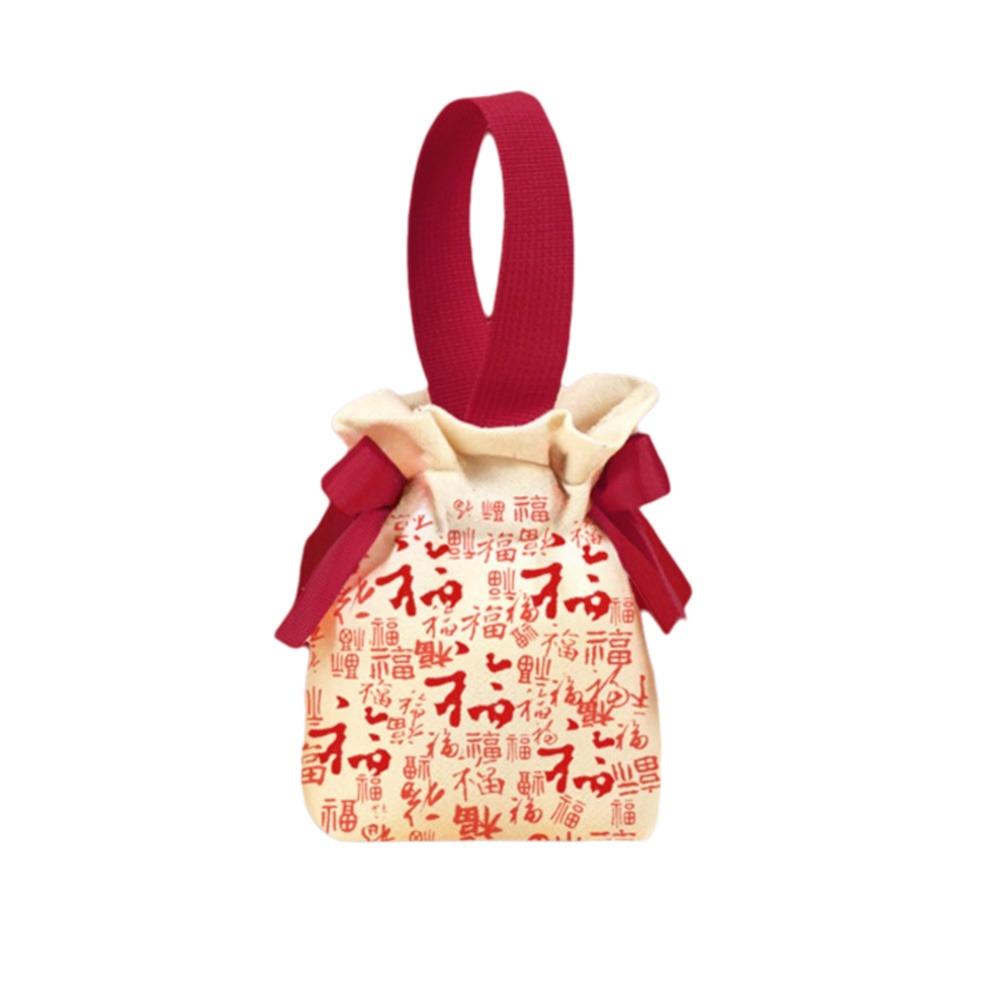 Свадебный мешочек для конфет с бантом Холщовая сумка в китайском стиле Милая маленькая сумочка на запястье Вечеринка