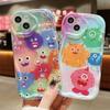 Cute Silicone Case for Xiaomi Redmi Note 12 11 10 Pro Vivo V23E V27 V25 Oppo A78 A58 A38 Infinix Hot 30i 40i Funda Ghost Monster Cover Soft TPU Bumper