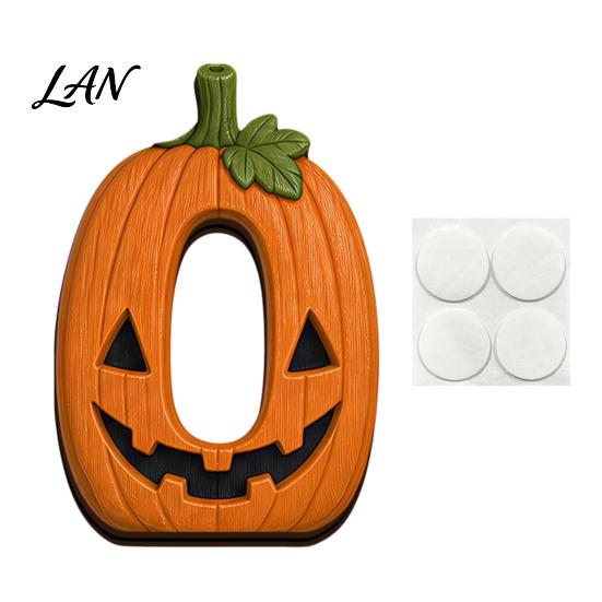 Halloween Party Table Decor Wooden BOO Decoration for Tiered Trays, Creative Tabletop Solid Wood Centerpieces Boo Sign