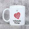 Icelandic Horse – Cup with a horse, cute cup with graphics | Art-Dog