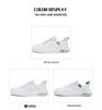 Men's 2025 Spring Breathable White Slip-on Shoes - Korean Trend, Versatile Casual Sport Style with Soft Sole.