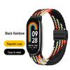 Нейлоновый плетеный ремешок Xiaomi Band 10 со встроенной магнитной застежкой, совместим с Xiaomi 9/8.